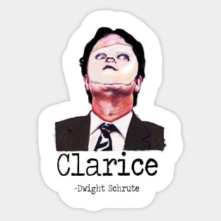 Dwight Clarice Sticker